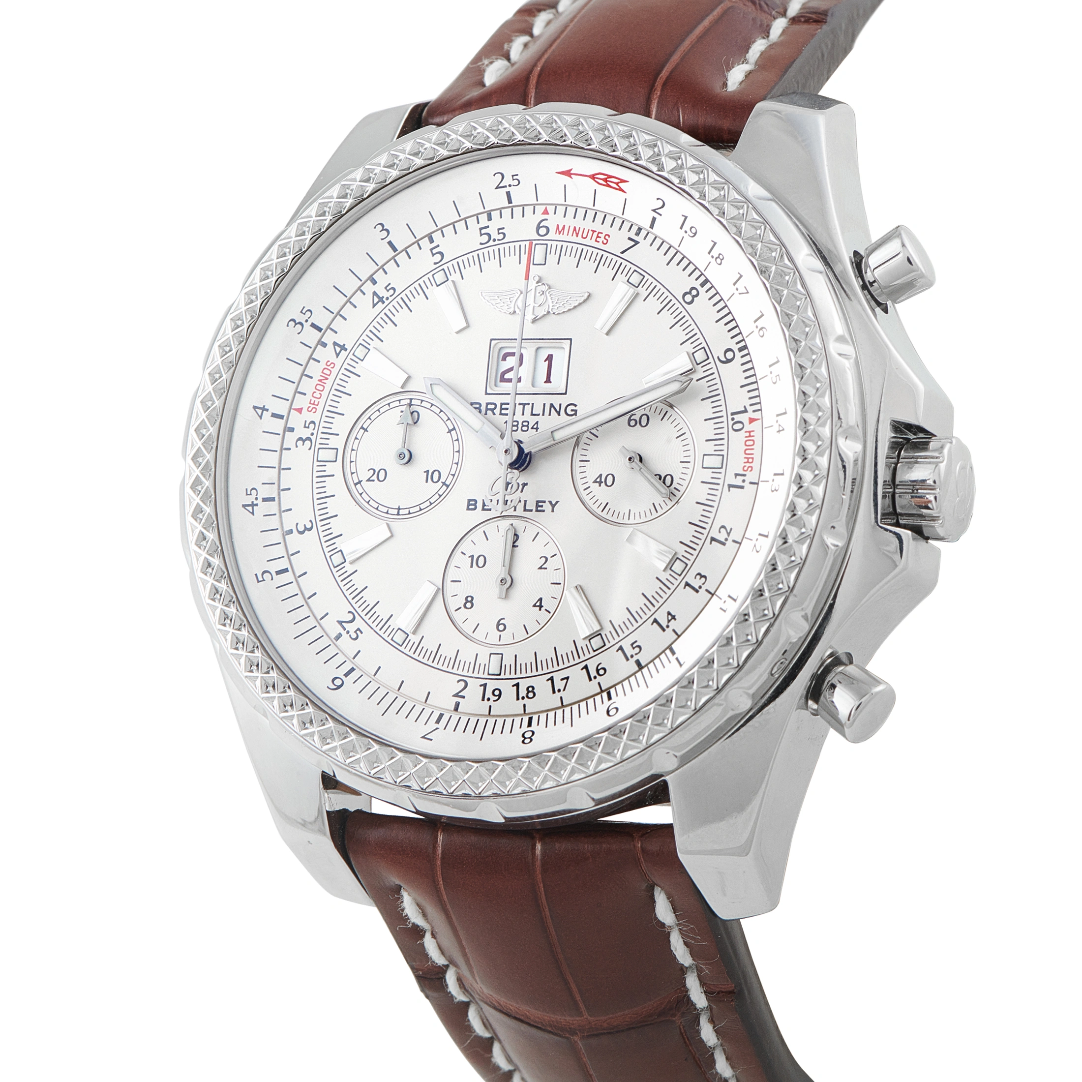 Breitling x Bentley 6.75 Chronograph Watch A44362 For Sale