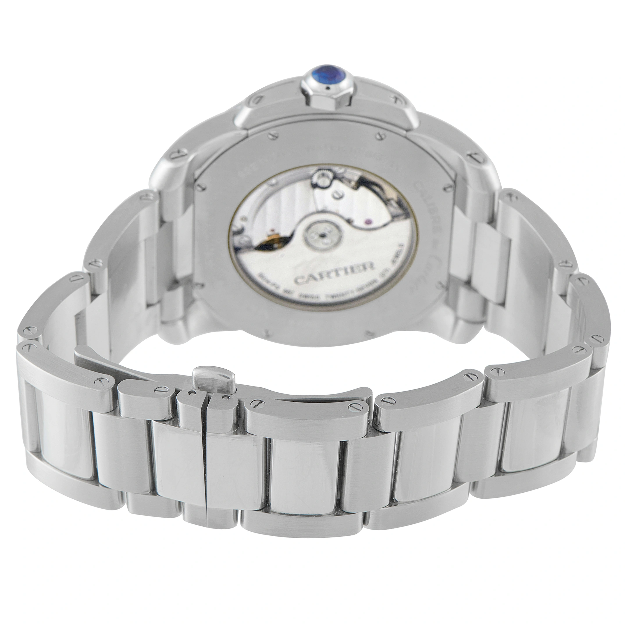 Cartier Calibre de Cartier Stainless Steel Watch w7100015 For Sale
