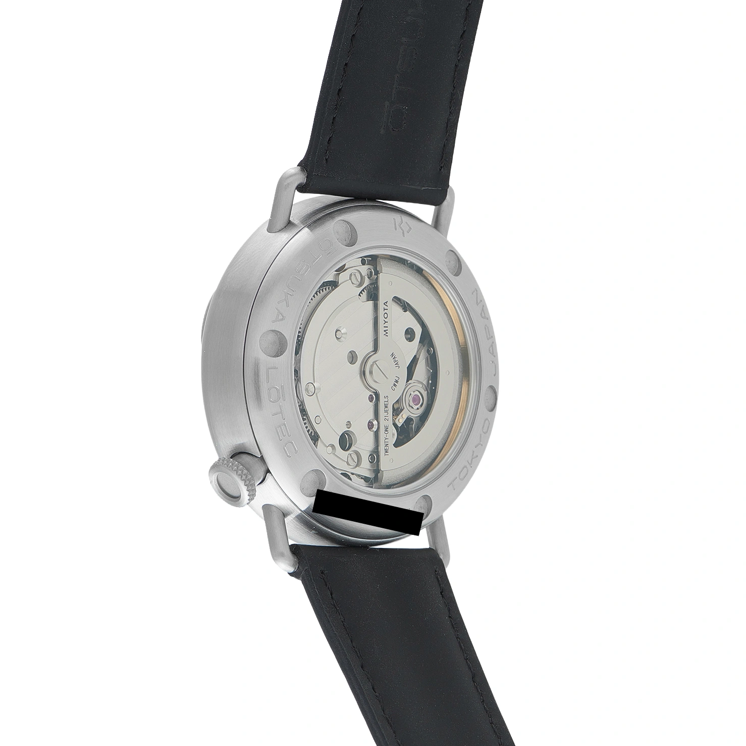 Otsuka Lotec No. 7.5 Jumping Hour Steel Watch No 7.5 For Sale