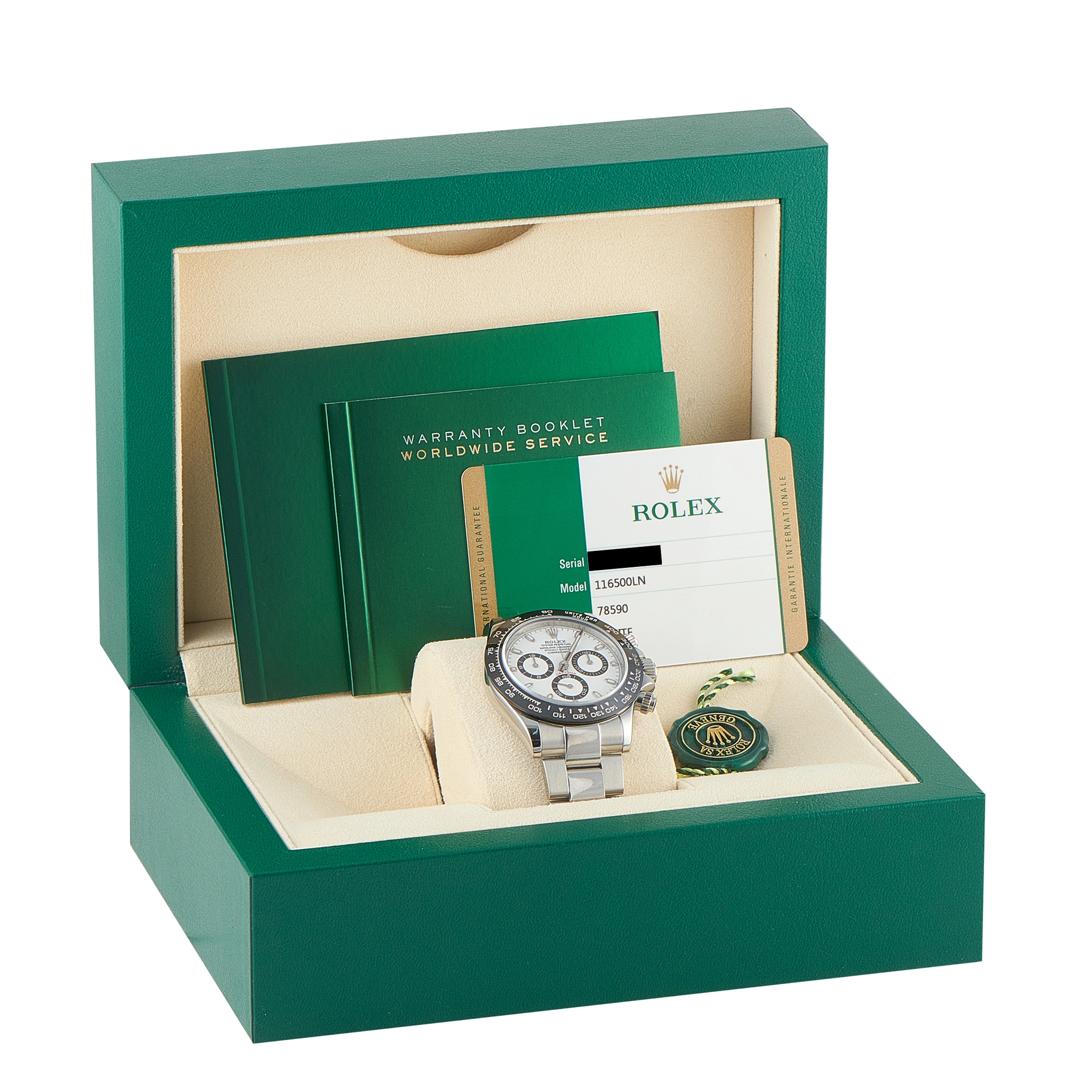 Rolex Daytona White Panda Dial Steel Watch 116500LN For Sale