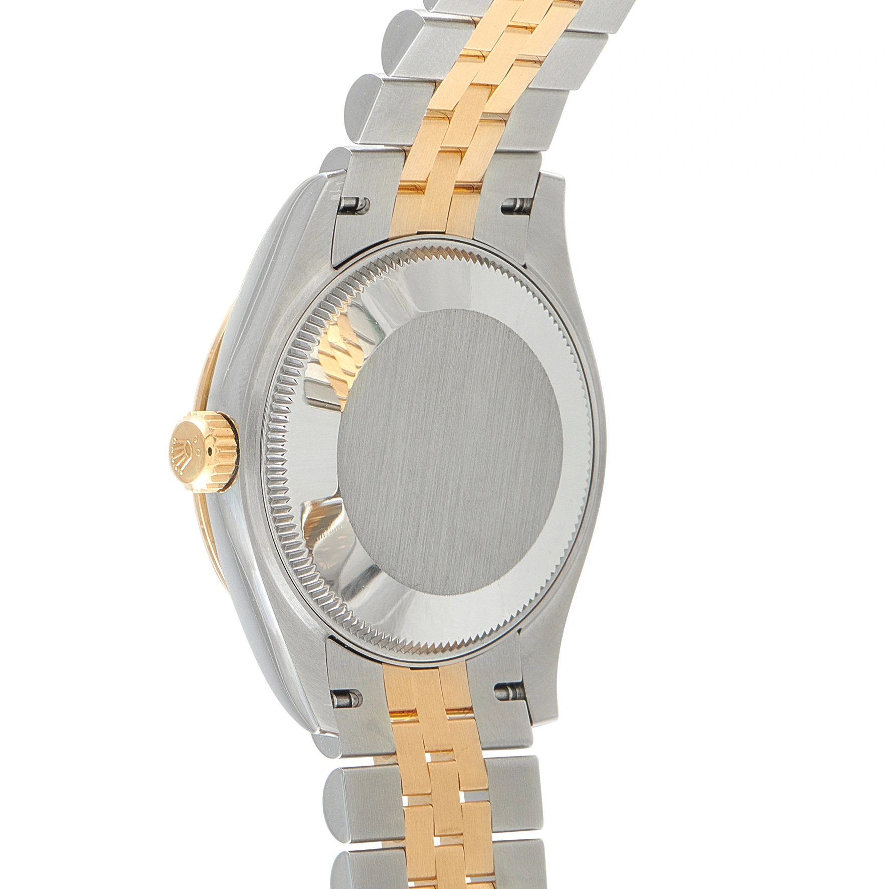 Rolex Datejust 31 Dark Gray with Diamond Dial Jubilee Yellow Rolesor Watch 278273 For Sale
